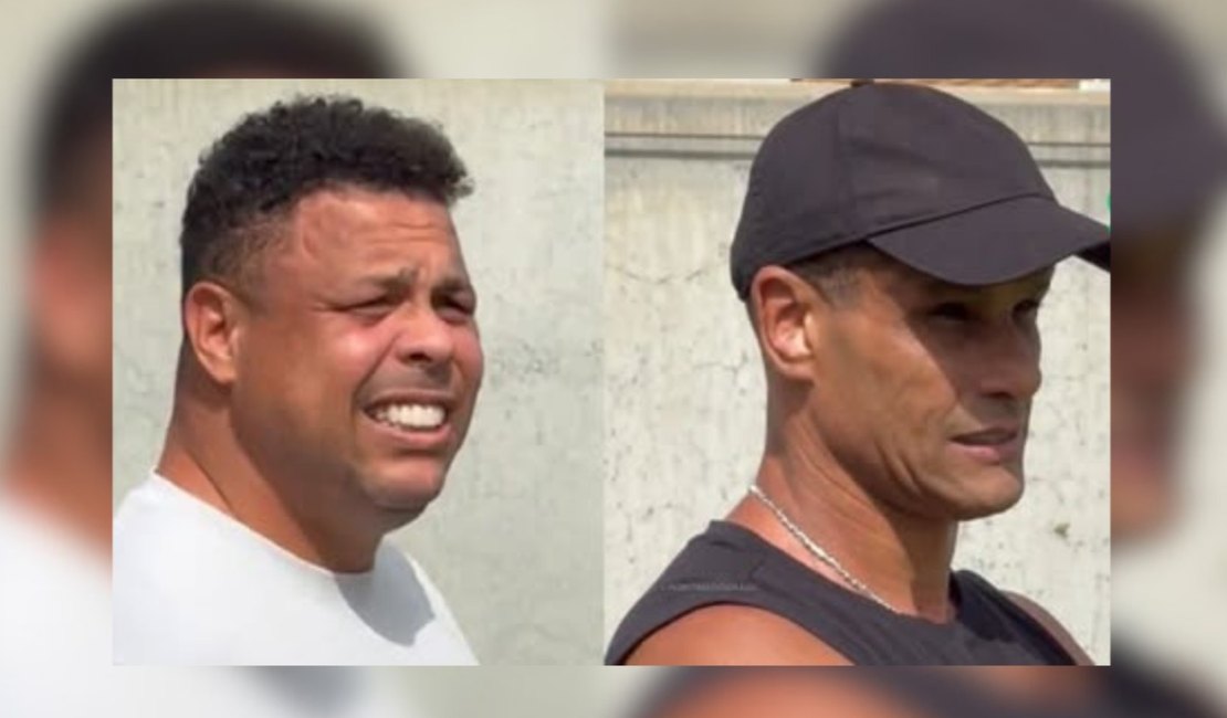 Ronaldo e Rivaldo visitam treino da seleção brasileira e reações viralizam