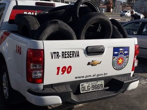 Com protesto de taxistas, policiamento é reforçado em ruas de Maceió