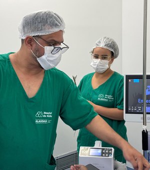 Hospital Mulher recebe treinamento para uso do sistema de aquecimento de manta térmica