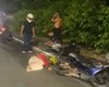 Colisão entre carro e moto deixa homem ferido em Maceió