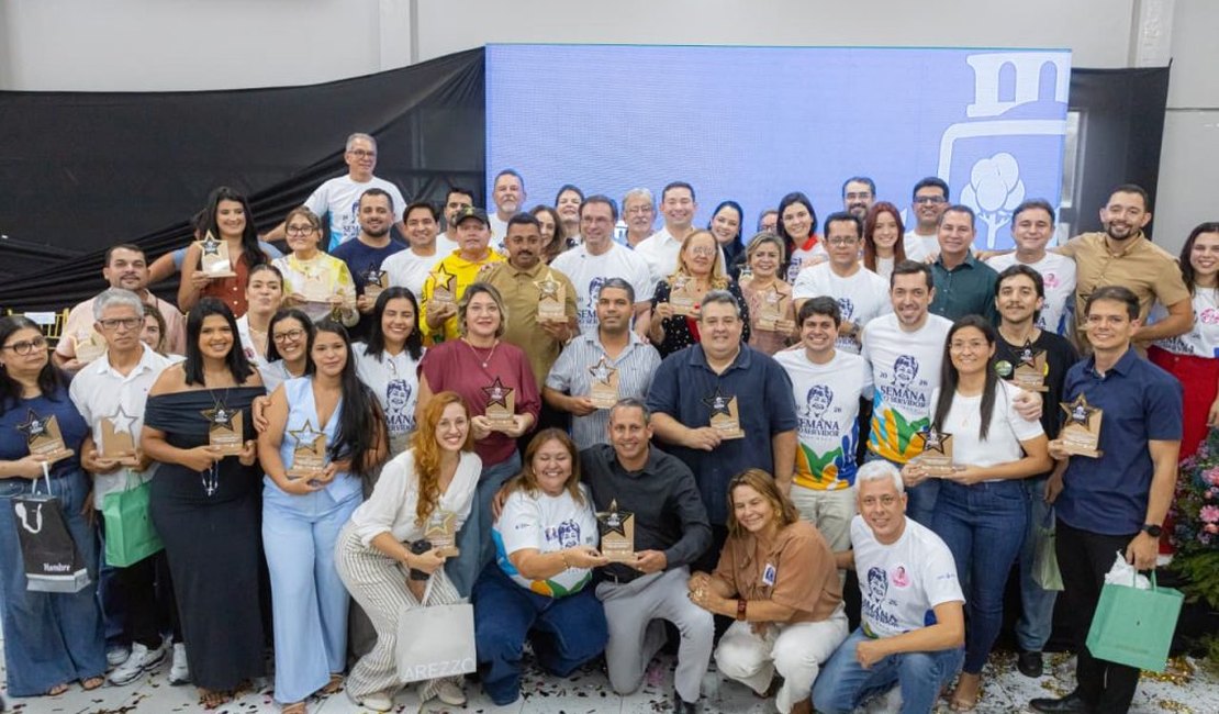 Prefeitura de Arapiraca abre Semana do Servidor com homenagens e premiações