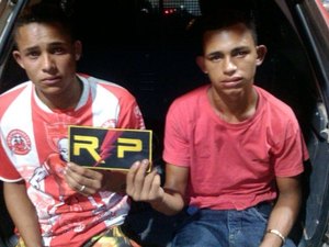 Jovens são presos portando arma de fogo em Arapiraca