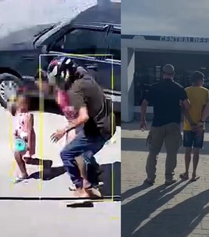[Vídeo] Preso suspeito de assaltar mulher que caminhava com a filha no Feitosa, em Maceió