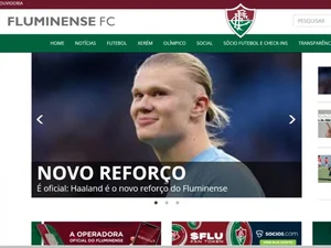 Haaland no Fluminense? Site oficial do clube é hackeado e anuncia atacante