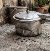 Mulher sofre grave ferimento ao ser golpeada na cabeça com panela de pressão em Igaci