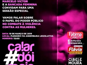 Combate à violência contra a mulher será debatido em sessão especial 