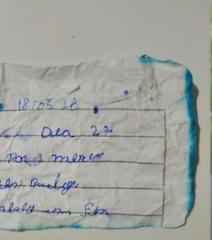 Bilhete com ameaça de massacre é encontrado em escola de Coruripe