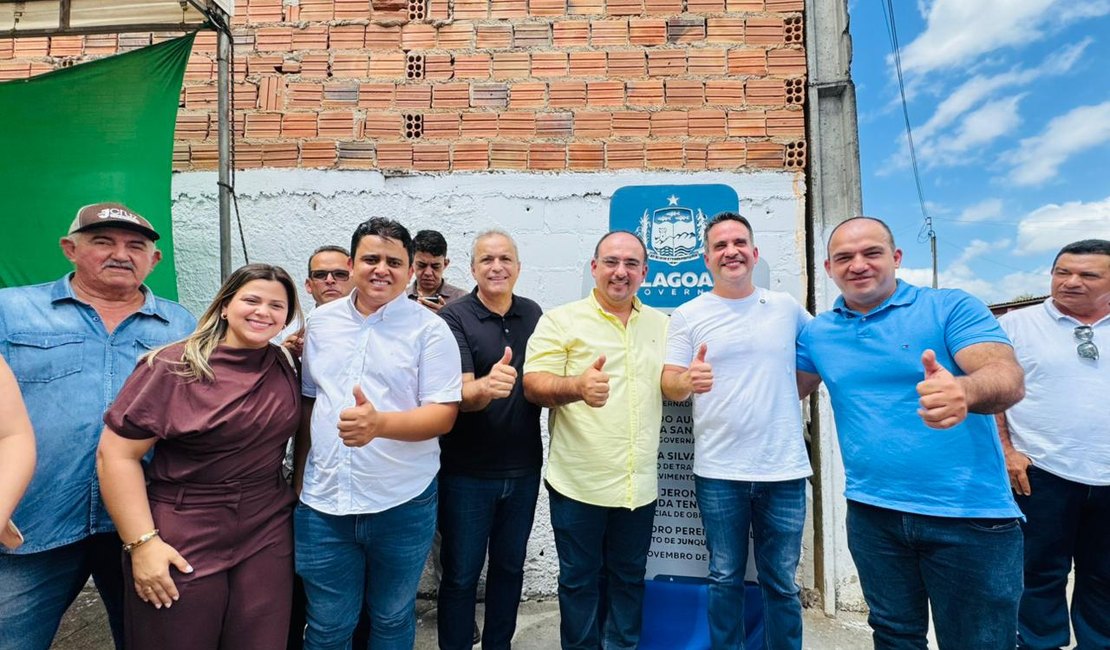 Junqueiro recebe o governador Paulo Dantas para inauguração de obras no município