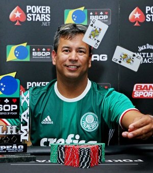 Campeão mundial, arapiraquense disputa torneio de poker entre os 32 melhores do país