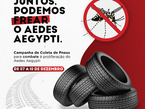 Campanha de recolhimento de pneus será realizada entre os dias 7 e 10 de dezembro em Alagoas