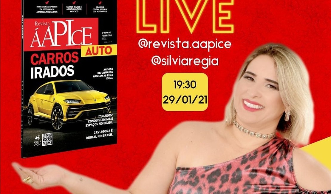 Revista Áapice Brasil lança edição especial sobre automóveis nesta sexta-feira (29)