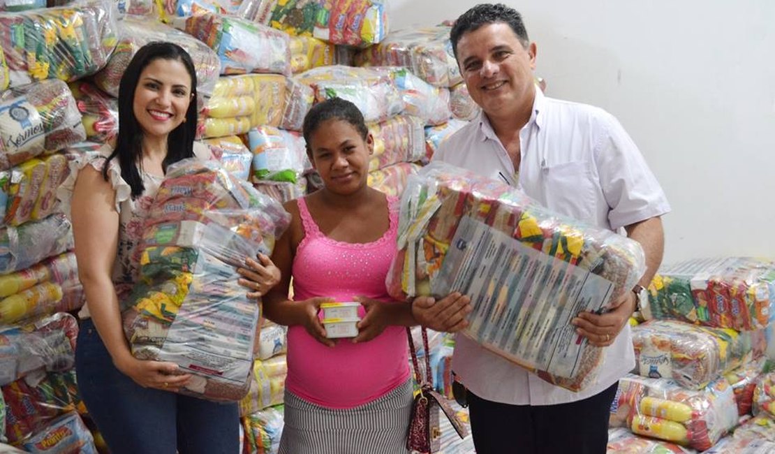 Prefeitura realiza mais uma distribuição de cestas nutricionais para gestantes e nutrizes