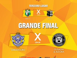 Varadouro e Ousadia fazem neste sábado final de campeonato de futsal