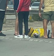 Agente do Ronda no Bairro é vítima de acidente na Ponte Divaldo Suruagy