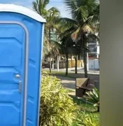 Homem é preso por furtar banheiro químico para usar como “motel” em SP