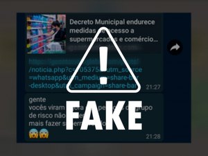 É falso que idosos não podem frequentar supermercados de Maceió 