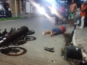 Motociclista perde controle ao passar por quebra-molas, bate contra poste e morre no Clima Bom