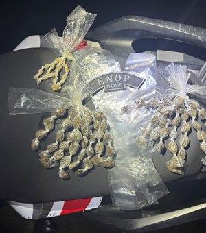 Polícia Militar apreende drogas e detém dois suspeitos em Colônia Leopoldina
