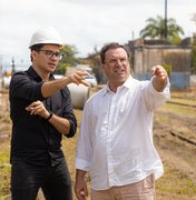 Prefeitura de Arapiraca inicia a 7ª etapa da Ciclovia do Trabalhador na antiga estação ferroviária