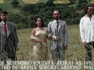 Espetáculo Caetés se apresentará no Teatro de Arena Sérgio Cardoso em Maceió