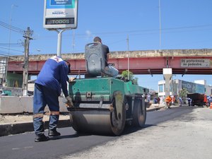 Prefeitura conclui obra no asfalto da Ladeira Geraldo Melo