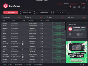 CoinPoker, onde poker e criptomoedas se encontram