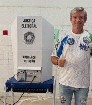 Após votar, Cabo Bebeto destaca liberdade de escolha dos eleitores