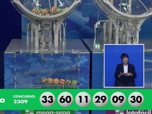 Ninguém acerta dezenas da Mega-Sena e prêmio acumula em R$ 29 milhões