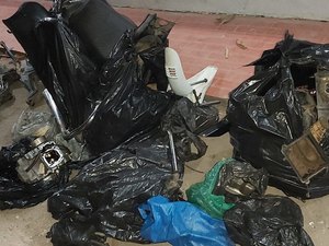 Polícia encontra desmanche de motocicletas no Brisa do Lago