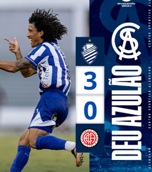 CSA estreia com vitória convincente e goleia Atlético de Alagoinhas por 3 a 0 na Série D