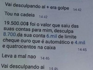 Idosa recebe mensagem de bandido após perder R$ 20 mil: “Não vai te fazer falta”