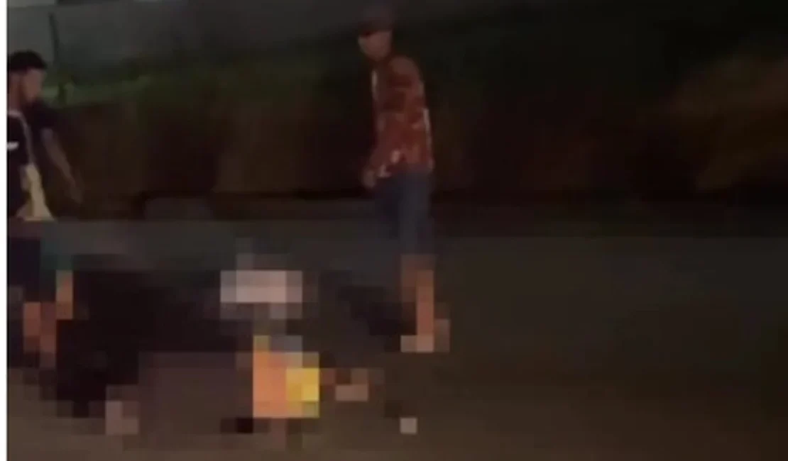 Idoso é atropelado por moto em trecho da BR-104 no município de Rio Largo