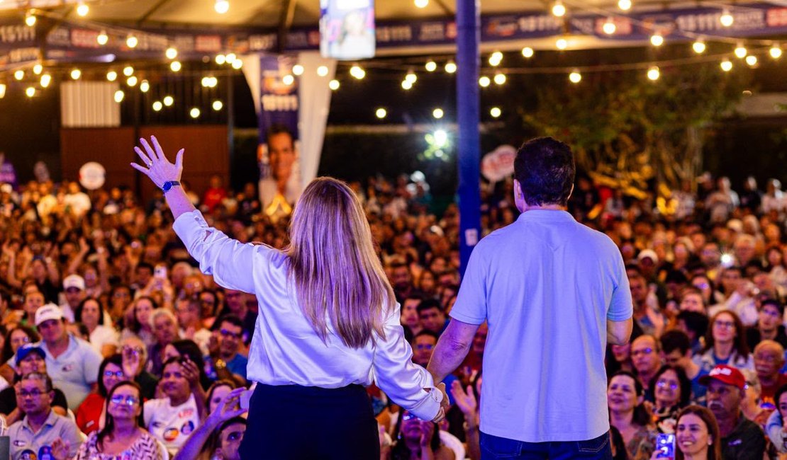 Ricardo e Rute Nezinho reúnem cerca de 4 mil pessoas em último encontro pré eleições