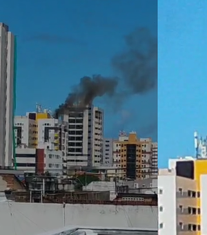 Incêndio assusta moradores e provoca evacuação de prédio na Ponta Verde