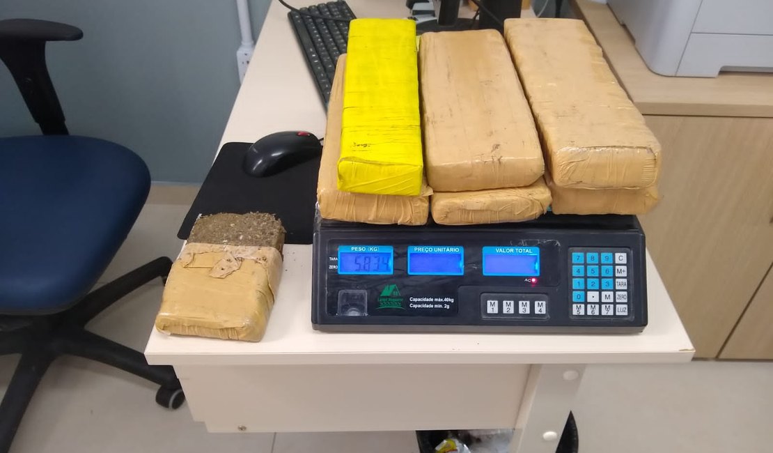 Operação encontra depósito do trafico em Rio Largo e apreende 27kg de maconha