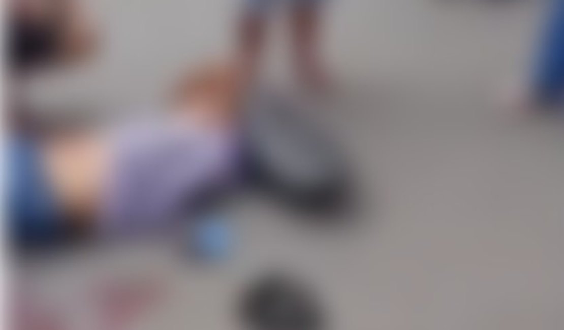 Motociclista fica gravemente ferido após colisão com ônibus na AL-110, em Arapiraca