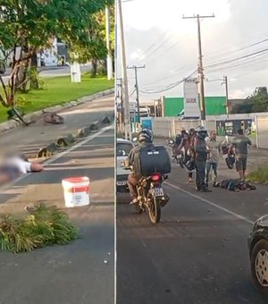 Ciclista morre após colisão com motocicleta na manhã deste sábado em Maceió