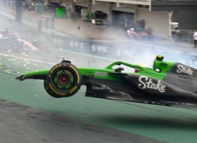 Bortoleto fica fora da classificação e larga em último no GP de São Paulo