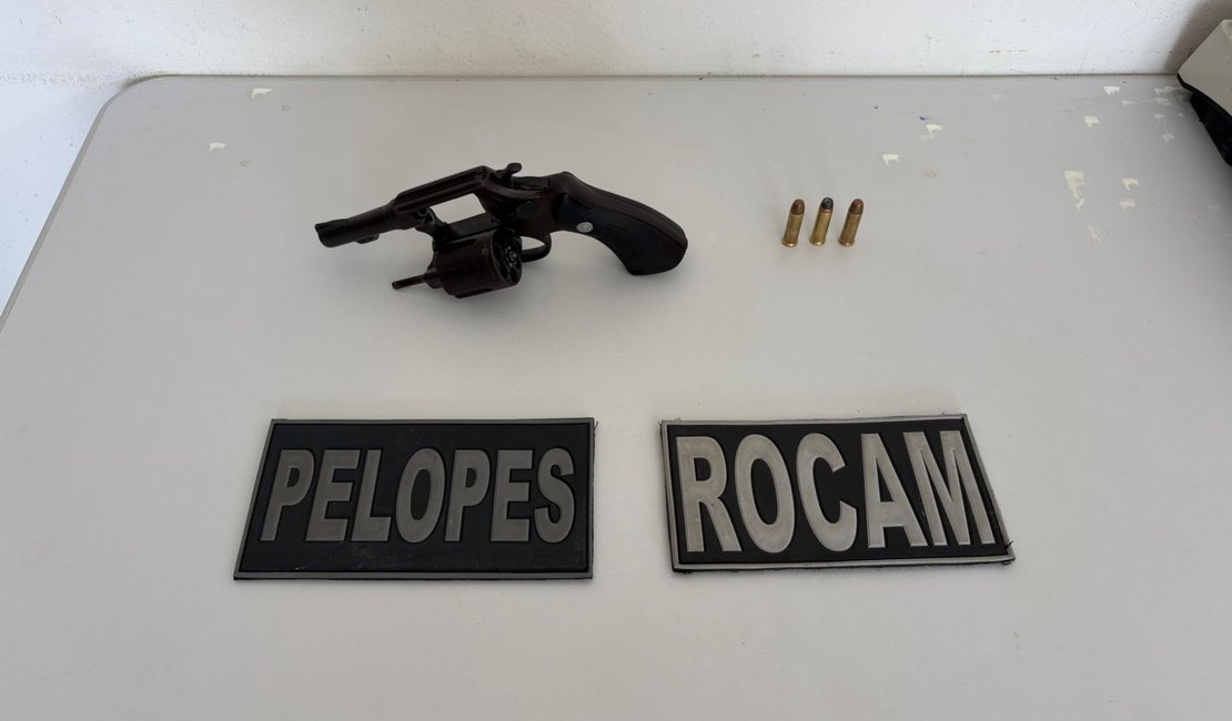 Homem é preso por posse irregular de arma de fogo em Cacimbas, em Arapiraca