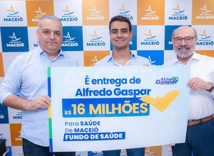 JHC garante R$16 mi em emendas para a saúde de Maceió através de Alfredo Gaspar