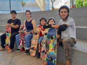 [Vídeo] Associação incentiva prática do skate com aulas gratuitas em Arapiraca