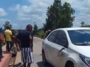 Colisão entre veículos deixa motociclista ferido em Matriz de Camaragibe