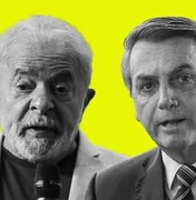 Exame/Ideia: diferença entre Lula e Bolsonaro cai de 11 para 8 pontos