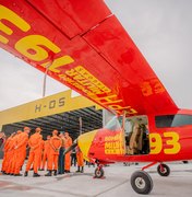 Novo avião do Serviço Aeromédico de Alagoas faz o primeiro atendimento