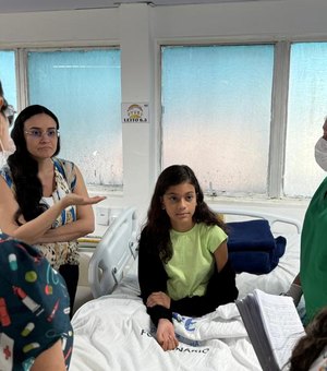 Menina picada por cobra no Sertão Alagoano recebeu alta