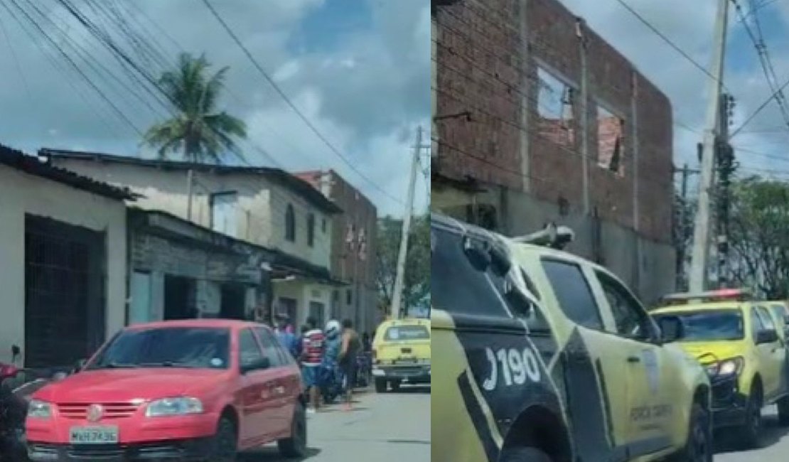 [Vídeo] Jovem é morto a tiros dentro de oficina na cidade de Rio Largo