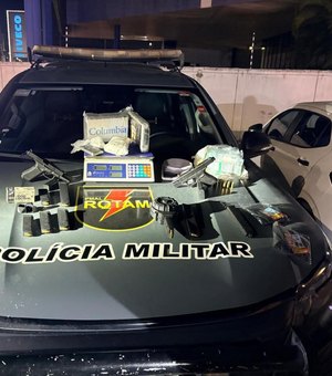Suspeito de fornecer armas e drogas é preso pela Rotam na Barra de São Miguel