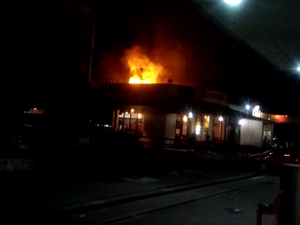Fogo em churrascaria assusta moradores de Arapiraca