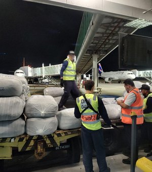 Sefaz flagra mercadorias irregulares no aeroporto Zumbi dos Palmares