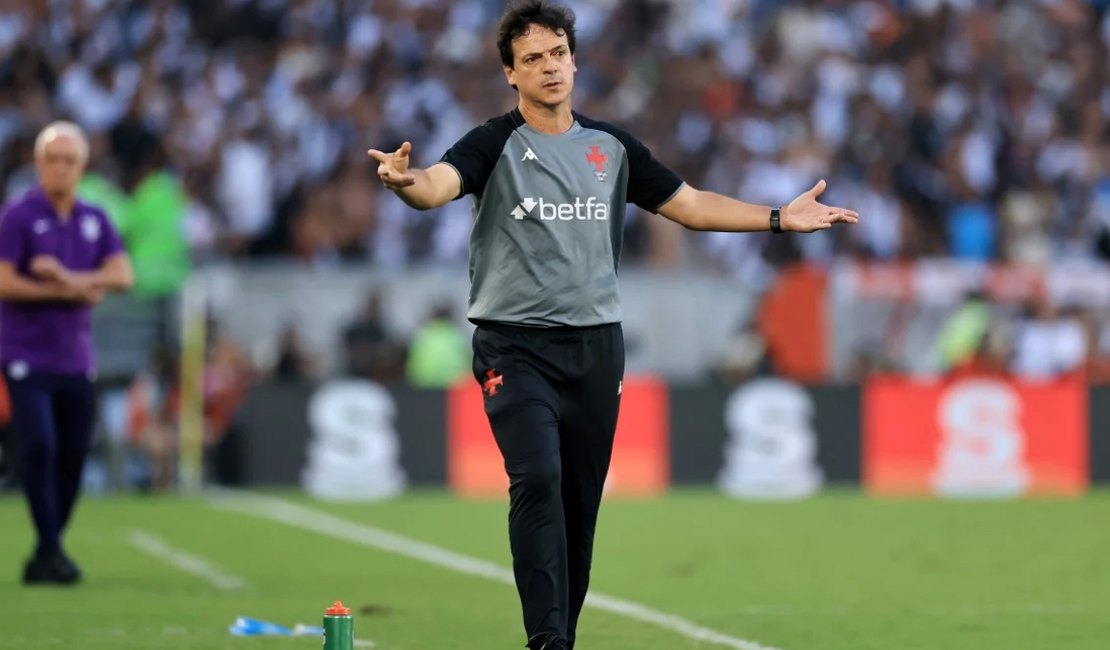 Fernando Diniz lamenta vice do Vasco na Copa do Brasil: “É muita dor”